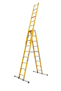 絕緣人字梯單面升降梯（伸縮梯）