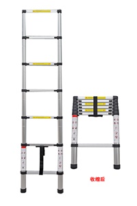 鋁單面伸縮竹節(jié)梯