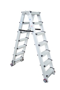 鋁合金可移動A型梯